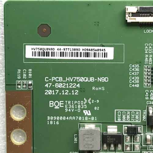 New T-Con Card HV750QUBN9D C-PCB_HV750QUB-N9D 47-6021224 T-Con Board for TV - Picture 5 of 5