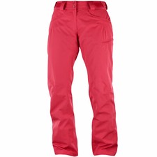Salomon Fantasy Pant Damen-Skihose Snowboardhose Winterhose Schneehose Rot
