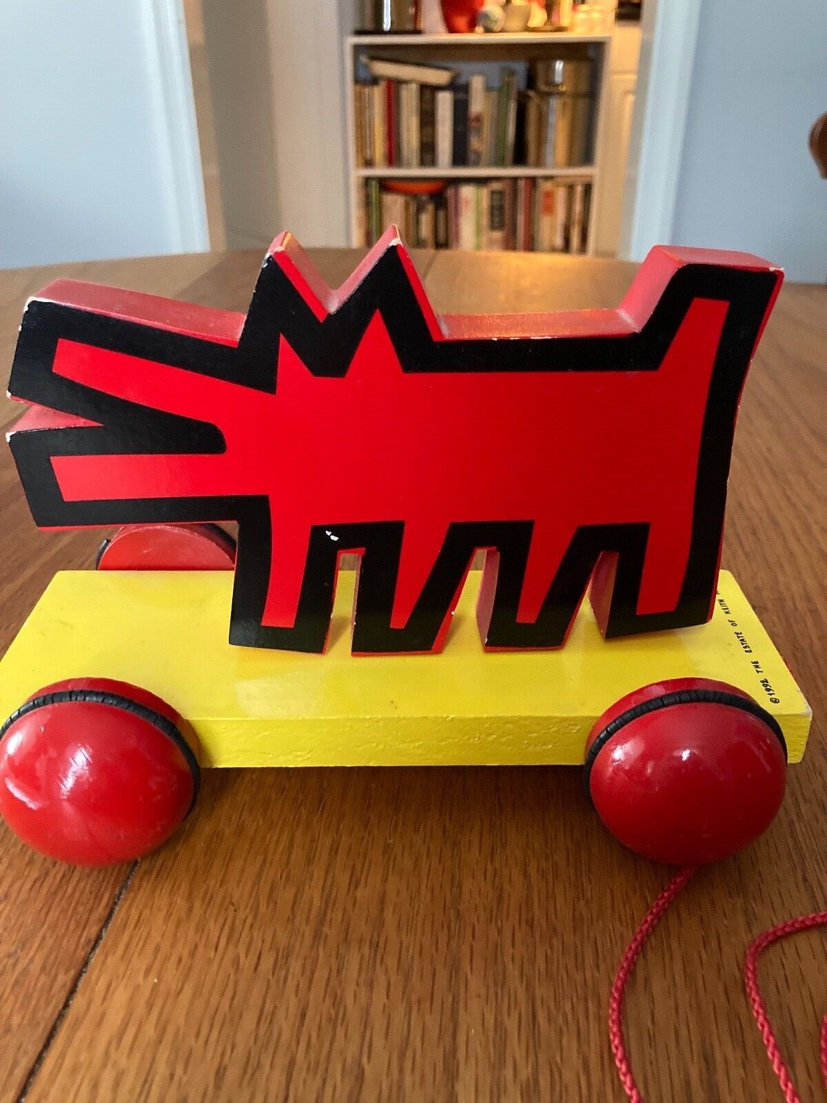 Keith Haring Barking Dog Pull Toy 1992 Made in France Great Condition ...