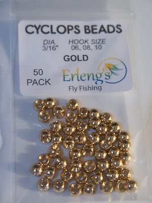 Cyclops Beads for Fly Tying - 50 beads per pack!