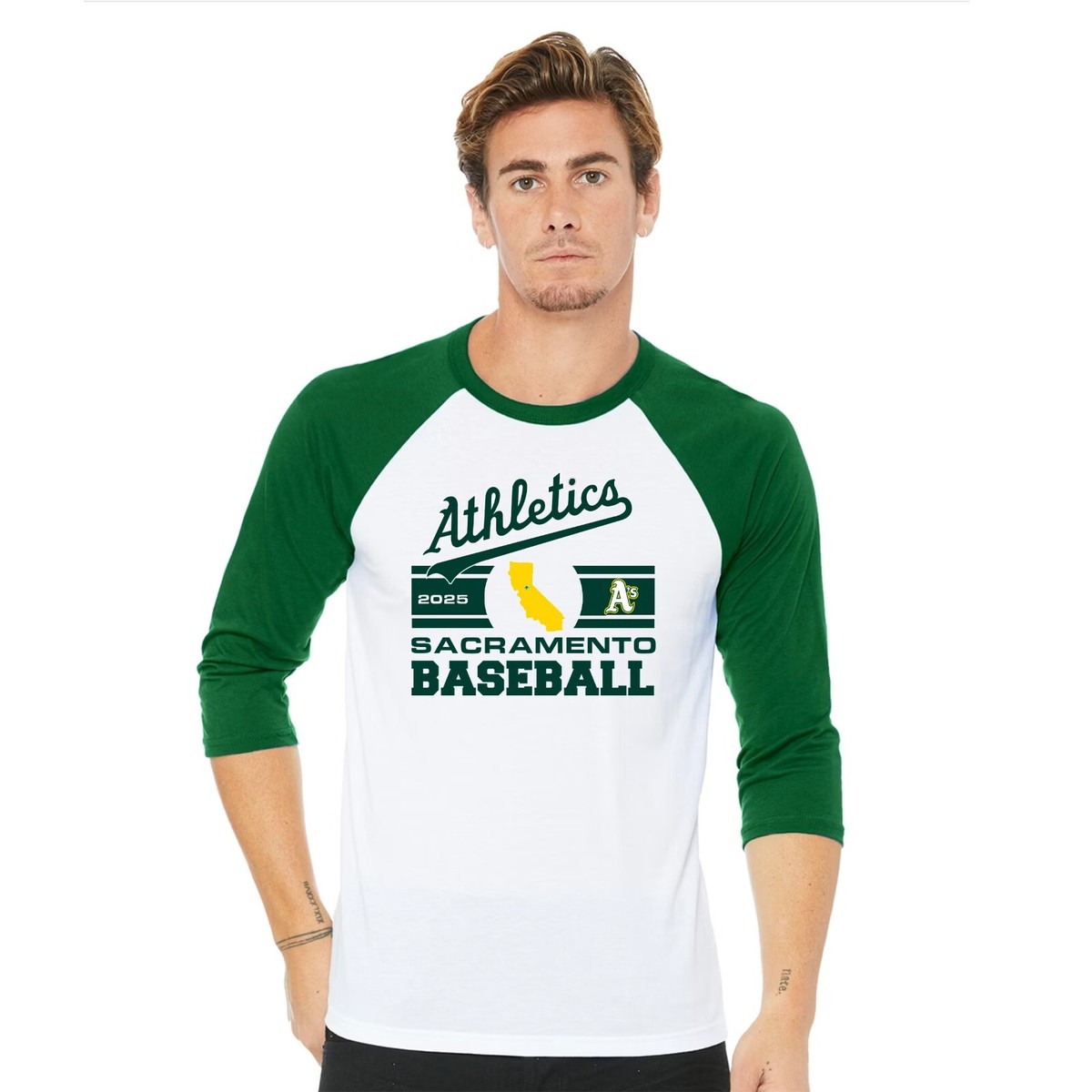 Sacramento Athletics Baseball 2025 Mens Shirt (Oakland A's)