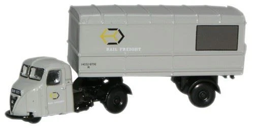 VANS Oxford Diecast Scammell Scarab Van Trailer Railfreight 1:148 Scale