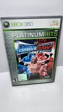 WWE SmackDown vs. Raw 2007 Xbox 360 Complete with Manual Platinum Hits Tested!