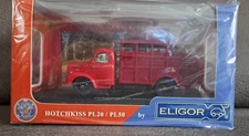 ELIGOR REF 101436 1/43 1:43 TRUCK HOTCHKISS PL50 RED BETAILLERE