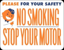 Union 76 Gas Station No Smoking DIECUT NEW 28" Wide Sign USA STEEL XL Size