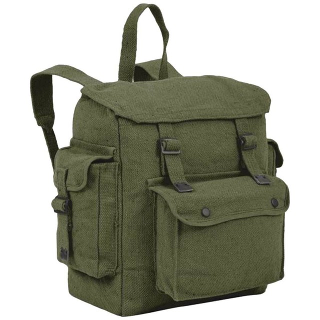 large canvas rucksack