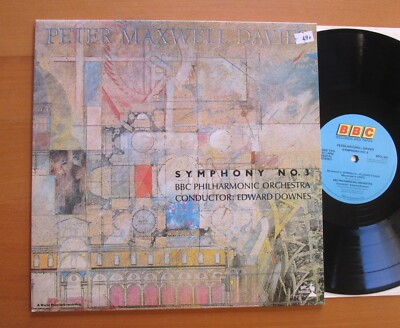 REGL 560 Peter Maxwell Davies Symphony no. 3 Edward Downes NEAR MINT BBC Records