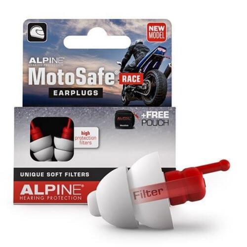 Alpine MotoSafe Race Ear Plugs 20SNR Motorcycle Racing Street Commute Earplugs - Picture 1 of 1