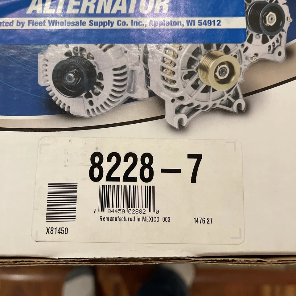 Alternador BBB Industries 8228-7 para 98-01 Alero Grand Am Malibu Foto 3 de 4