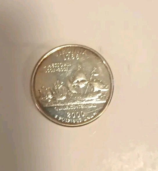 Rare Virginia P (Silver Plated Composition Error?) US 25c Quarter (Magnetic) - Image 3 of 4