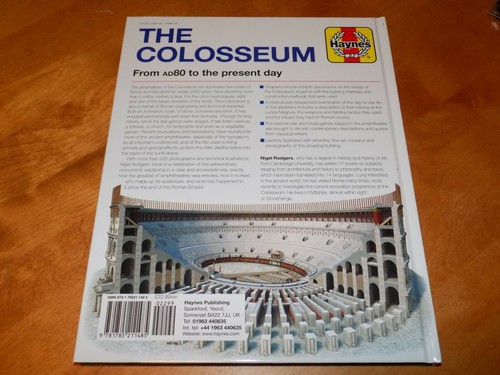 THE COLOSSEUM Rome Design Construction History Haynes Operation Manual Book NEW - Picture 3 of 6