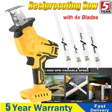 For DeWalt 20V Reciprocating Saw Cordless Hand Saw Electric Wood Metal SAWCutter