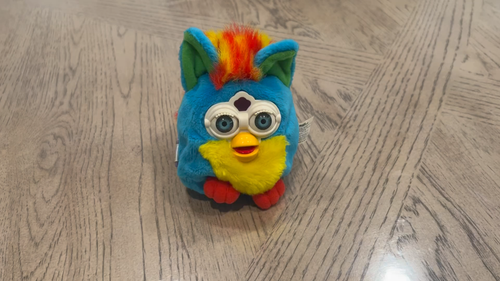 1999 Tiger Electronics Hasbro Furby Buddies Model 70-753 Blue Eyes Working - 第 1 支影片,共 1 支