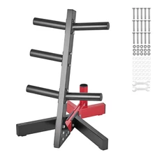 Uimoso Weight Plate Rack Weight Plate Tree Home Gym Barbell Storage Stand 2 inch