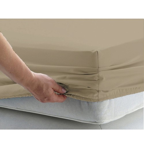 Select Australian Size Duvet Collection 1000TC Egyptian Cotton Taupe Solid - Picture 5 of 20