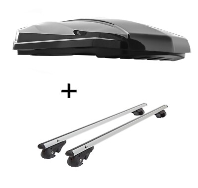 DACHBOX STRIKE440L+Dachträger 004L für für VW Golf IV Variant Kombi 1J 1J 97-04