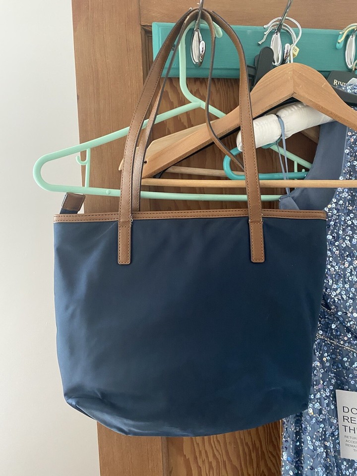 Michael Kors Bag Blue Used Straps Breaking eBay