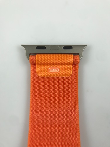 Original Apple Watch Series 9 8 7 Ultra 44MM 45MM 49mm Orange Alpine Loop - 第 6/11 張圖片