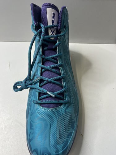 And1 Xcelerate Mid Basketball NBA Teal Purple Size 17 Men's NEW STOCK - Picture 19 of 24