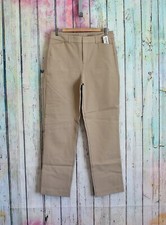 Women's Old Navy High-Waisted Pixie Straight Ankle Pants 10 TALL, 14 Mocha Taffy