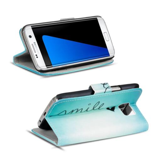 Schutz Hülle für Samsung Galaxy Handy Tasche Flip Cover Wallet Etui Case Schale - Bild 5 von 47