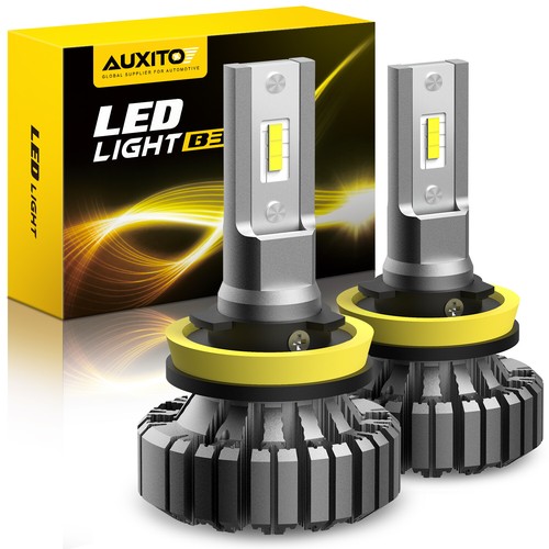 AUXITO H11 LED Headlight Fog Bulb White Low Beam Conversion 40000LM Bright 2/4X - Picture 11 of 22