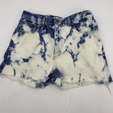 Vintage LL Bean Acid Wash Blue DIY Cutoff Distressed Jean Shorts Fashion Icon