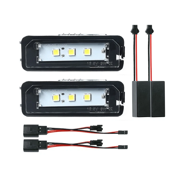 Para SEAT Altea XL 2006-2015 LIMUSINA Ibiza León2 3 LED Placa Luz 2 piezas - Imagen 2 de 4