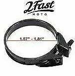 2FASTMOTO SET OF 2 BLACK BAND CLAMP, 40-46mm RANGE (1.57" - 1.69") 25-3114A - Image 2 of 3