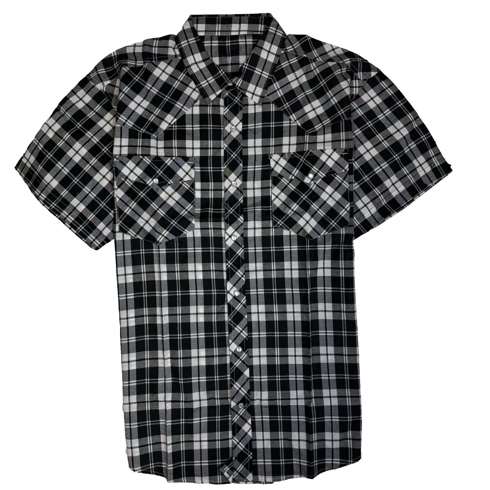 Western Short Sleeve Black Shirts for Men