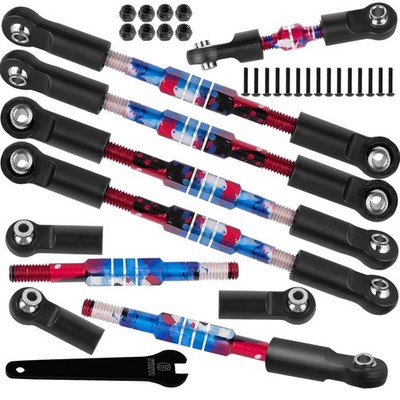 RC Turnbuckles Camber Links Upgrades Part for 1/10 Slash 4WD VXL Rustler 4WD ...