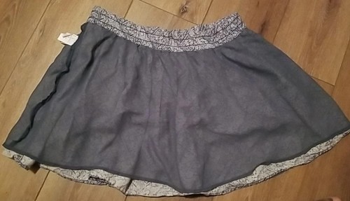 American Eagle Outfitters Womens XL Lined Floral Mini Skirt Cottage Core Pleated - Picture 6 of 7