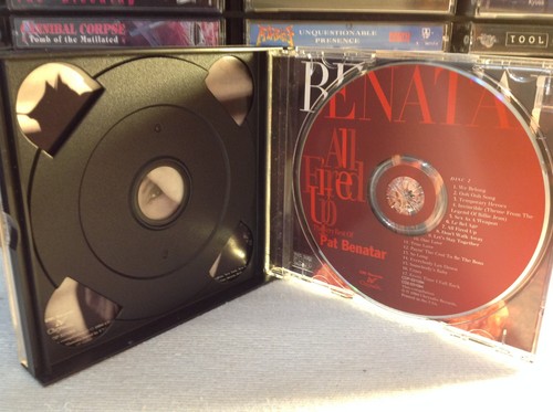 PAT BENATAR ALL FIRED UP POP ROCK CD '94 CHRYSALIS BOX SET 2XCD 33 TRACKS OOP EX - Picture 3 of 5