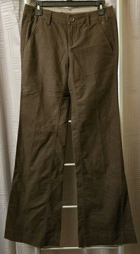G1 GOODS Tailor Goods braune Chinohose mit ausgestelltem Bein leichte Baumwolle Gr. 2 - Bild 2 von 10