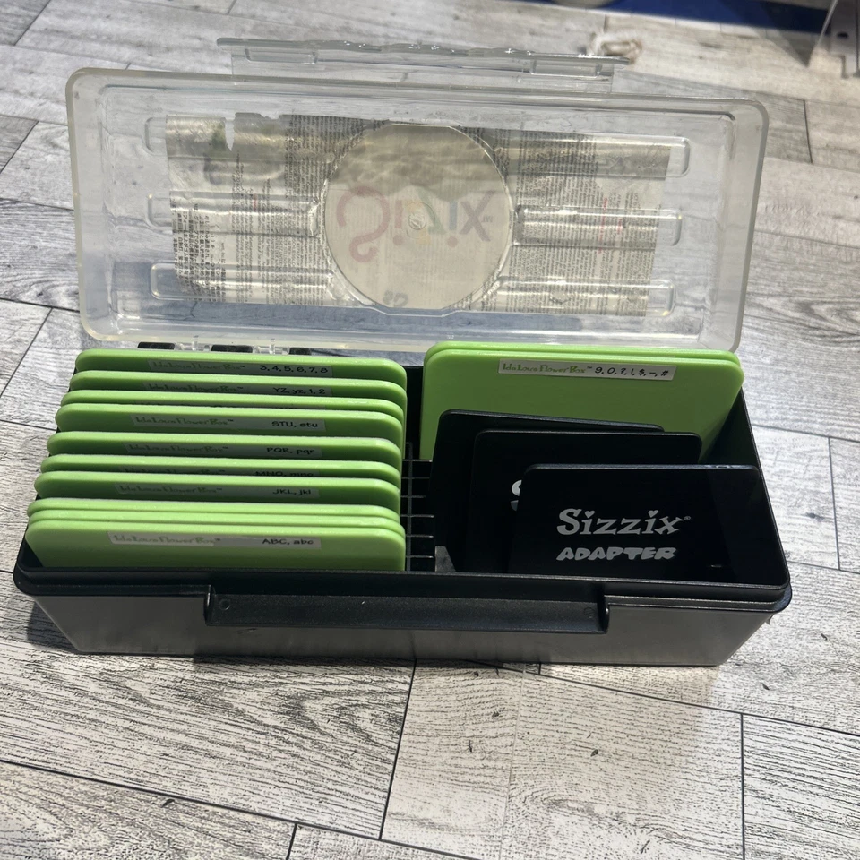 Sizzix Sizzlits Troqueles, De 2 Set Ida Lou’s Flower Box & Trixie Girl Alphabets Foto 4 de 4