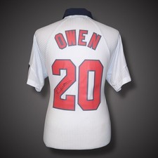 Michael Owen Hand Signed England Football Shirt With COA £225
