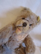 Steiff Bär Teddybär -   Alter Bär / Vintage /  mit Knopf u. Fahne ohne Nr.