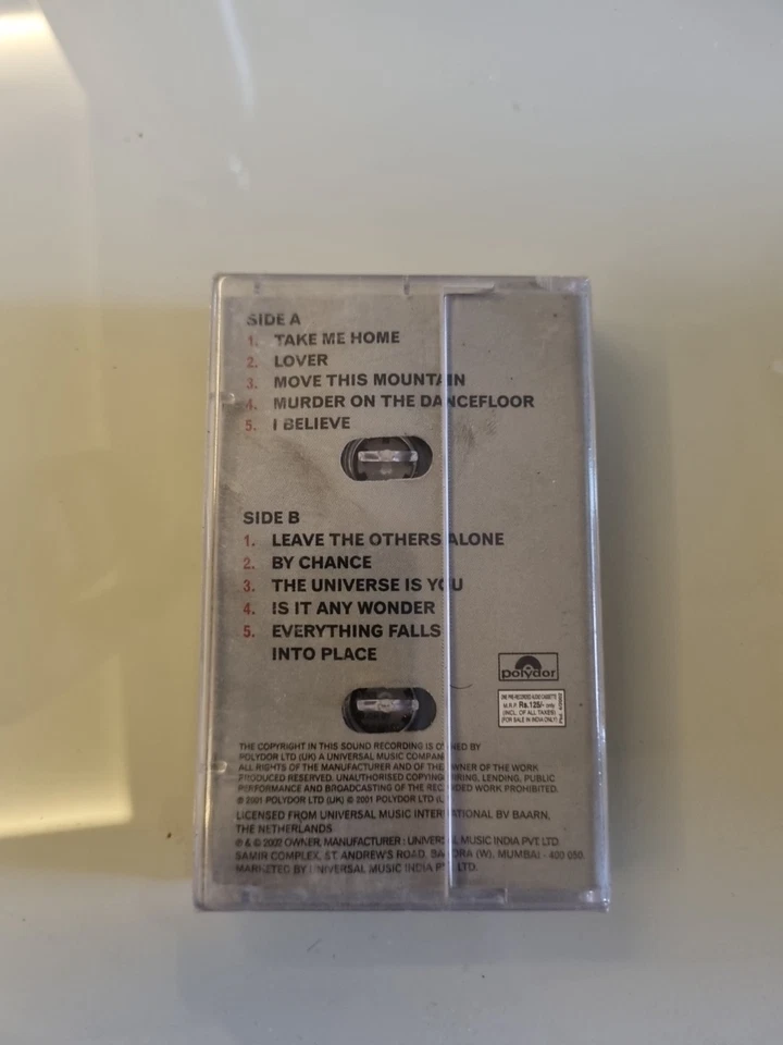 Sophie Ellis-Bextor Read My Lips INDIA PRESS CASSETTE SEALED 2002 - Image 3 of 3