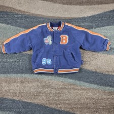Vintage Disney Store Buzz Lightyear Varsity Jacket Kids XXS 2/3 Toy Story