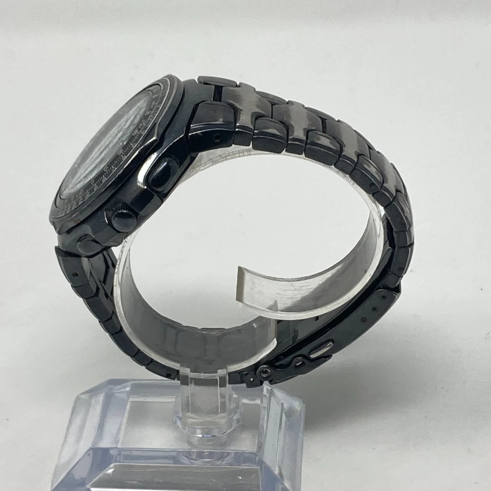 Citizen Skyhawk Black Eagle Watch Men 44mm Eco-Drive Analog Digital World Time - Image 4 of 4