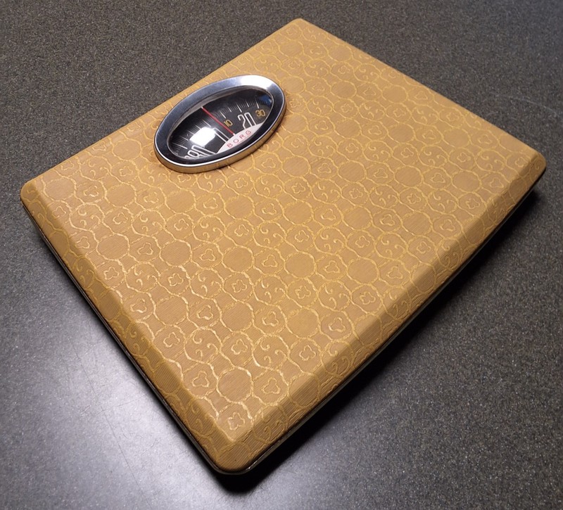 Antique Borg Bathroom Scale In Working Condition Made In USA