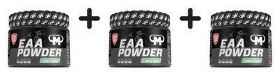 3 x Mammut EAA Powder (250g) Lime and Mint (66,65 EUR/kg)