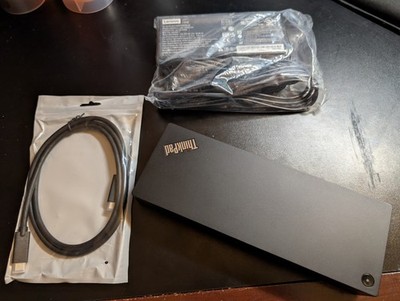 Lenovo ThinkPad Thunderbolt 3 Dock Gen 2 DK1841 03X7538 40AN w/135W Power Supply