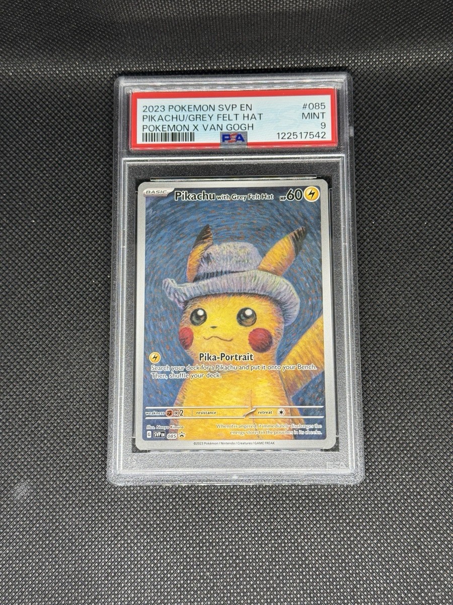 ゴッホピカチュウ　CGC10 085 中古A】 Pikachu with Grey Felt Hat(ゴッホピカチュウ)【P