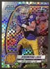 Jeremiyah Love 2024 1st Bowman University Chrome Mega Box Refractor