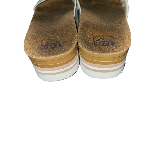 Reef Women's Cushion Vista Hi Sandal Slide White Size 10 - Picture 4 of 7