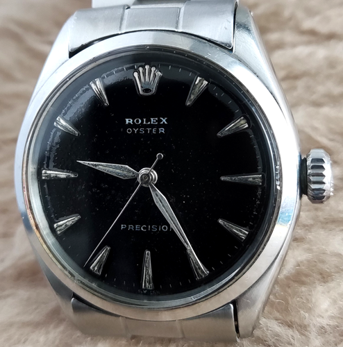 ROLEX Oyster PRECISION Ref 6480 MANUAL WIND Cal. 1210 34mm Mens Watch Circa 1955 - Picture 3 of 24