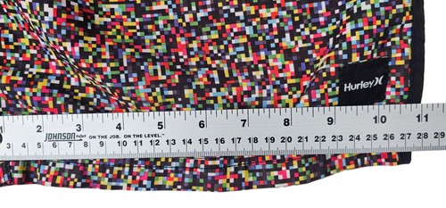 Pantalones Cortos Hurley Para Hombres Arco Iris Pixelado 34 Cordón Multicolor - Imagen 5 de 10