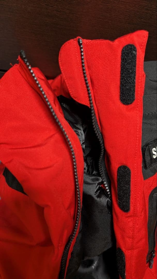 SCHOTT BROS. Down Jacket Red Black - image 4