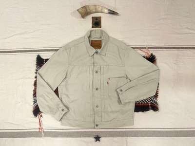 Levi's Type 1 Trucker Jacket M-L Bedford Cord Rare Fabric Cinch Buckle Back 46''